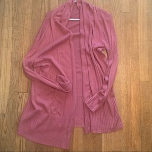 Loft long pink sweater 💕